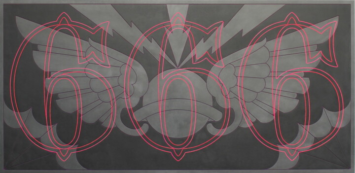 "666.jpg" başlıklı Tablo Dangerous Minds Artists tarafından, Orijinal sanat, Akrilik