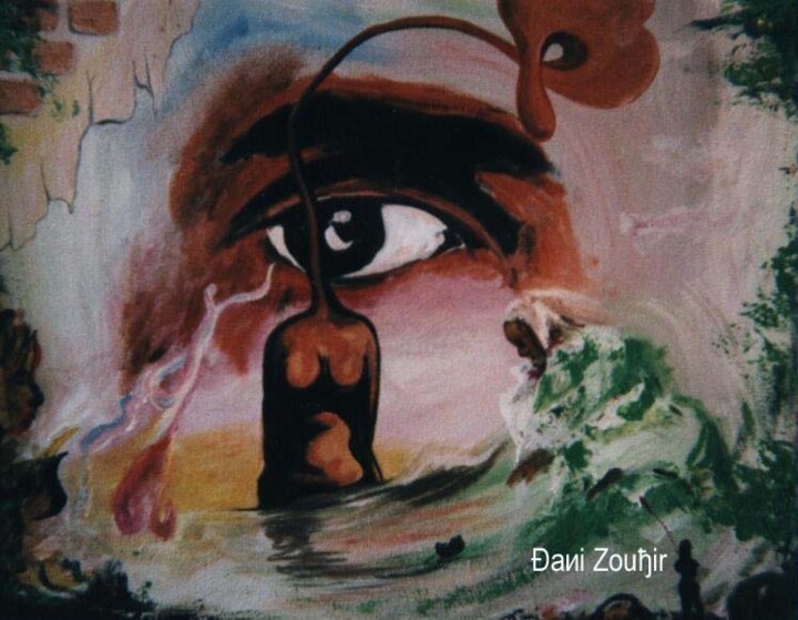 Peinture intitulée "artiste-peintre-dan…" par Dani Zouhir, Œuvre d'art originale