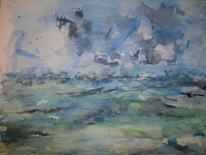 Peinture intitulée "sam-0111.jpg" par Dann / Daniel Aubert, Œuvre d'art originale, Aquarelle