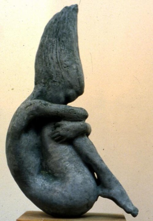 Sculptuur getiteld "one of four" door Daniel Baharier, Origineel Kunstwerk, Metalen