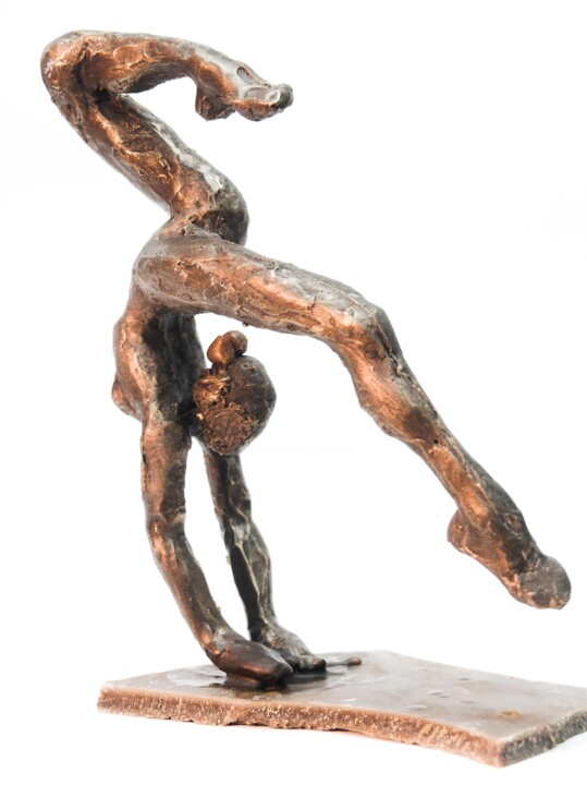 Escultura titulada "leap" por Daniel Baharier, Obra de arte original