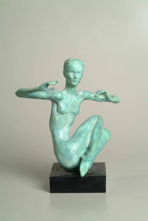 Скульптура под названием "Michal" - Daniel Baharier, Подлинное произведение искусства