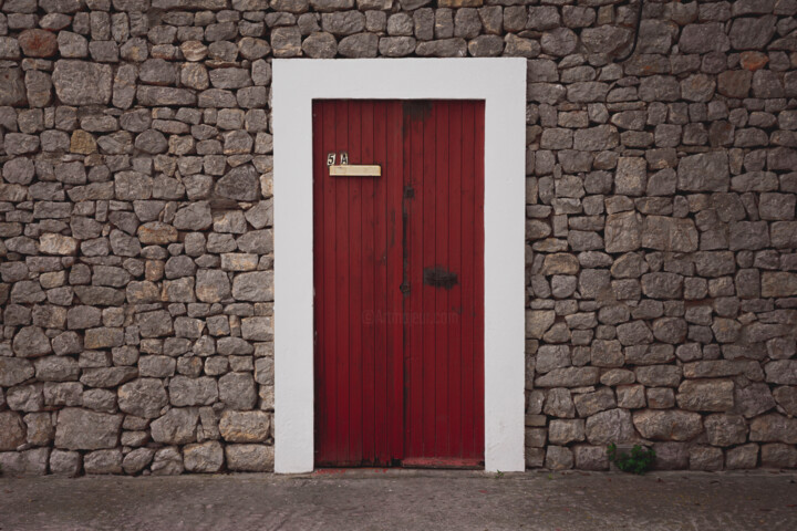 Photography titled "The red door" by Daniel Capita Merino, Original Artwork, Digital Photography