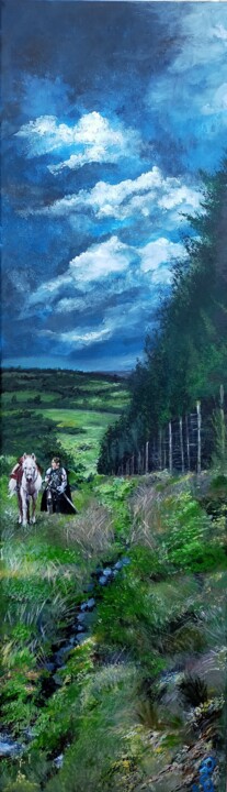 Peinture intitulée "Perceval de Galles" par Daniel Combe (DACO), Œuvre d'art originale, Acrylique