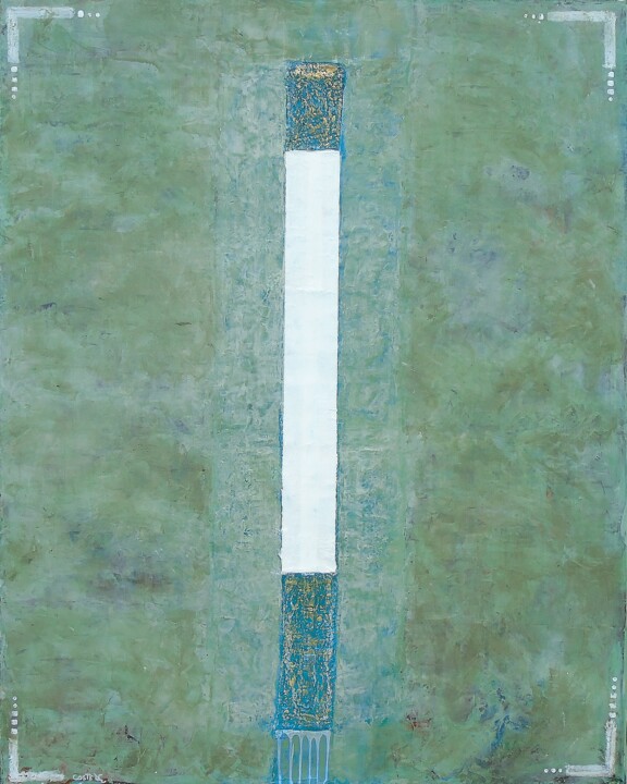 Pittura intitolato "eau2023un" da Daniel Coste, Opera d'arte originale, Acrilico Montato su Telaio per barella in legno