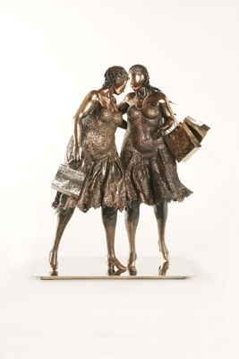 Escultura intitulada "Through the grapevi…" por Daniel Dela Cruz, Obras de arte originais
