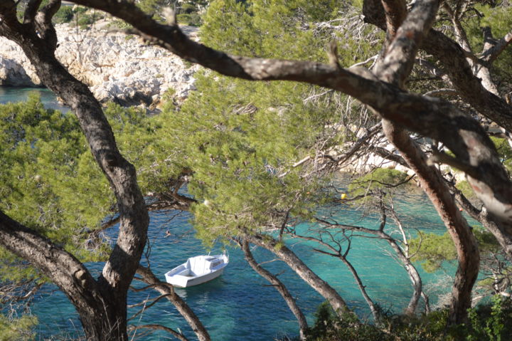 Photographie intitulée "calanque 1" par Daniel Fabre, Œuvre d'art originale,