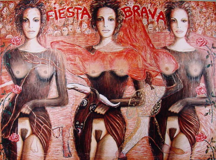 Photography titled "Fiesta Brava - Wild…" by Daniel Gomez, Original Artwork, Analog photography