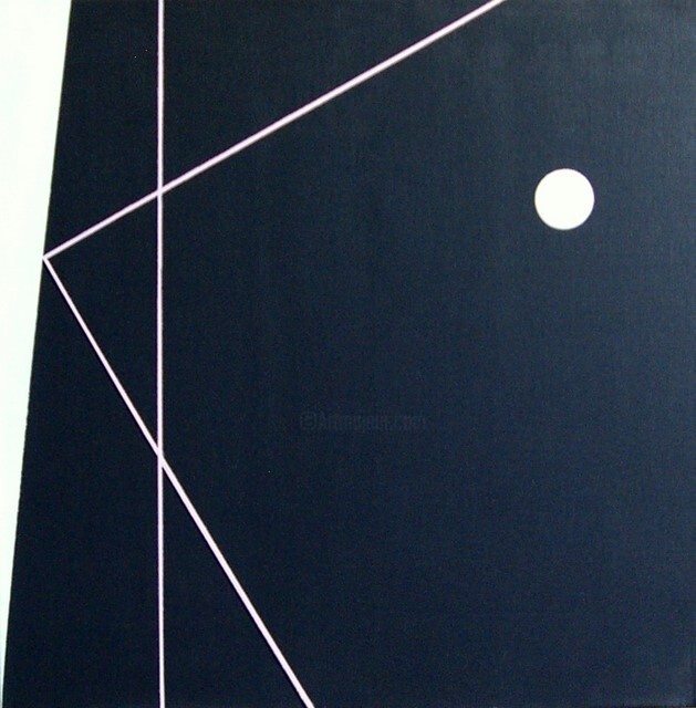 Peinture intitulée "Point K" par Daniel Groll, Œuvre d'art originale, Huile