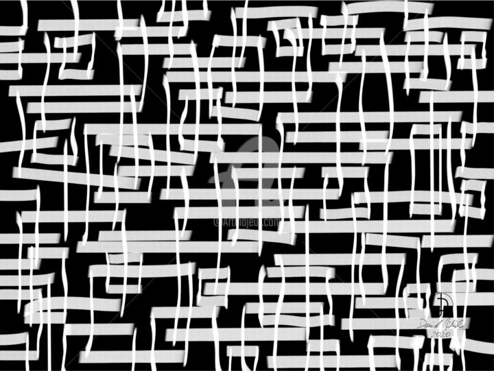 Digital Arts titled "Dynamic Rectangles" by Daniel Juelicher, Original Artwork, 2D Digital Work