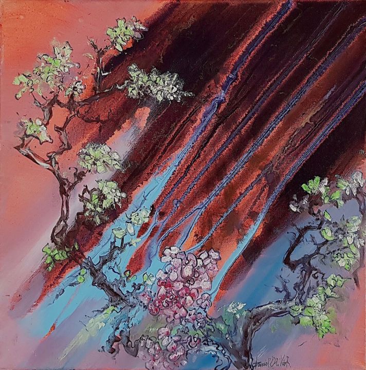 Peinture intitulée "Sans titre 10" par Daniel Olivier, Œuvre d'art originale, Huile
