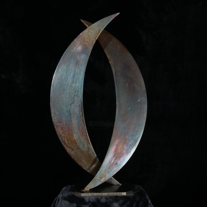 Sculpture titled "Symbiose" by Daniel Perreu, Original Artwork, Metals