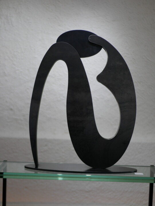 Sculpture titled "Tourments" by Daniel Perreu, Original Artwork, Metals