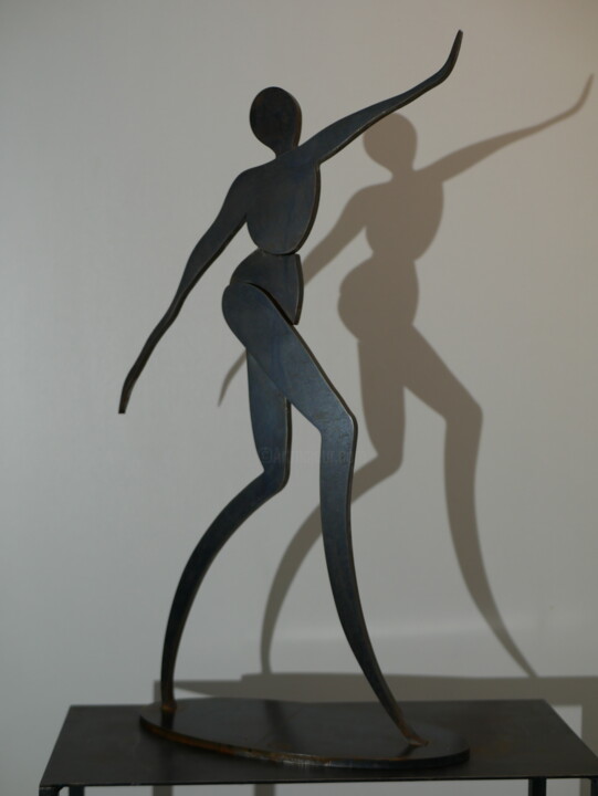 Escultura titulada "Grâce 60" por Daniel Perreu, Obra de arte original, Metales
