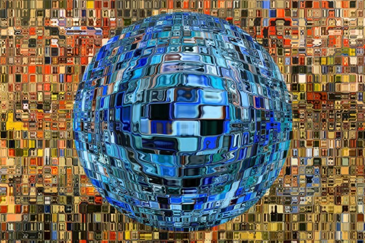 Arts numériques intitulée "Nouvelle cinétique" par Daniel Toublanc, Œuvre d'art originale, Peinture numérique