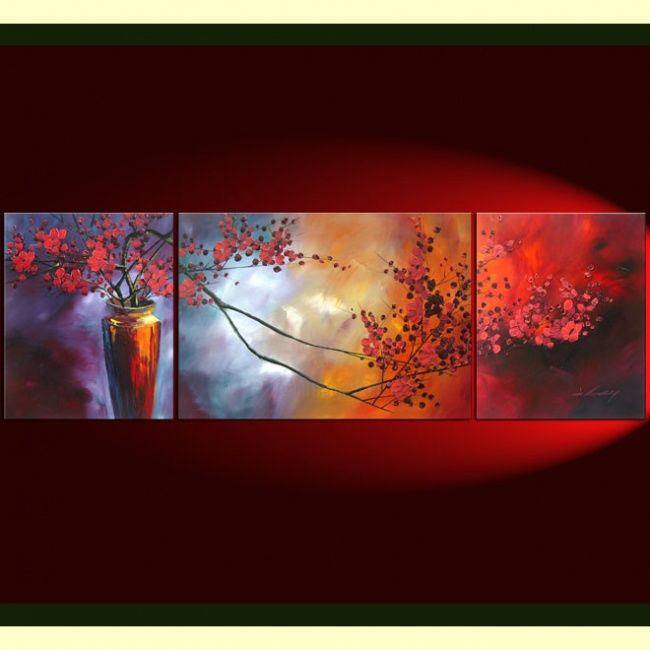 Painting titled "Plum Blossom" by Daniel Ye, Original Artwork, Other