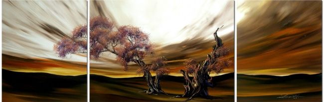 Painting titled "Distant Dreams" by Daniel Ye, Original Artwork, Oil