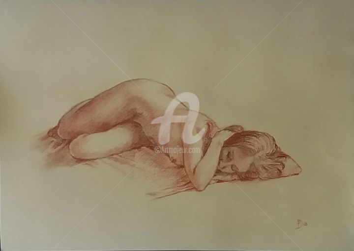 Rysunek zatytułowany „Sweet sleeping” autorstwa Daniela Protopapa, Oryginalna praca, Inny