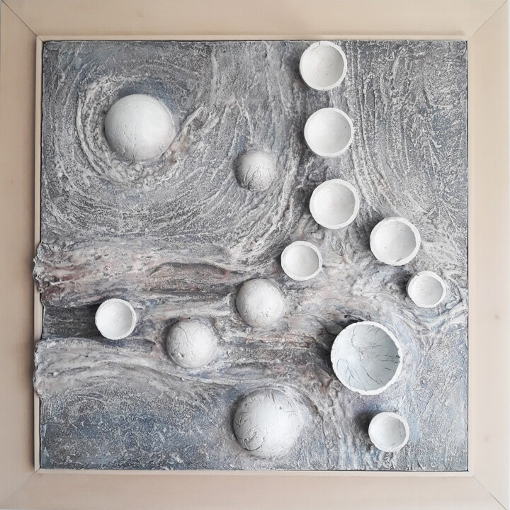 "Constellation" başlıklı Heykel Daniela Tsonkova-Sabcheva tarafından, Orijinal sanat, Kolaj