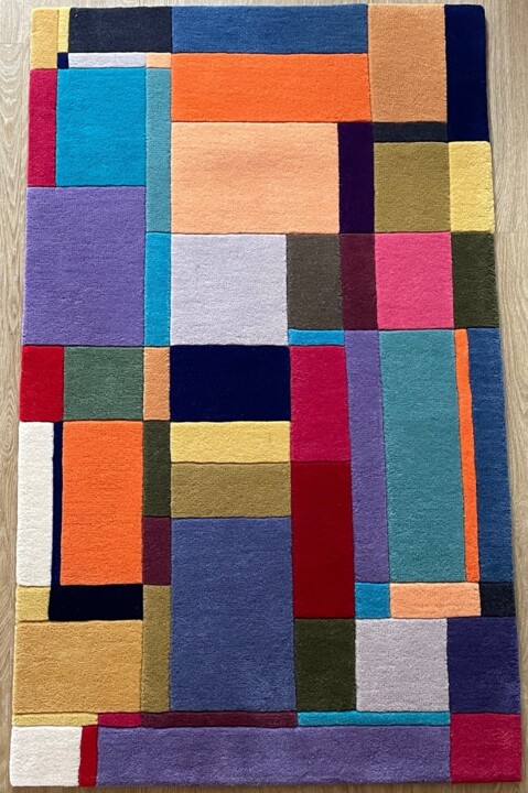 Arte textil titulada "My Hommage to Doesb…" por Daniel Buchner, Obra de arte original, Tapiz