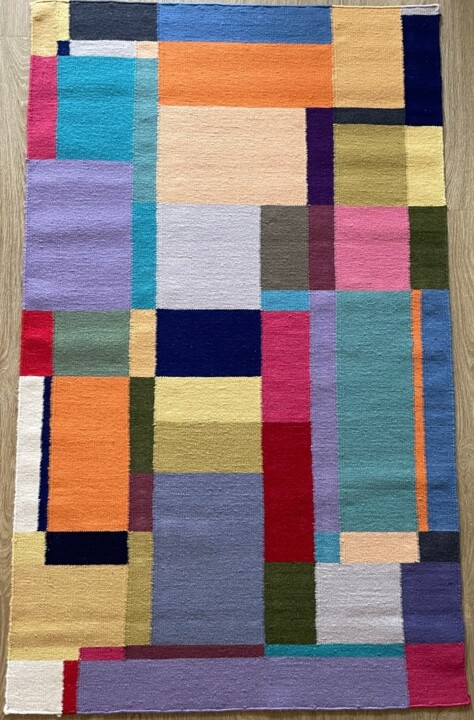 Arte textil titulada "My Hommage to Doesb…" por Daniel Buchner, Obra de arte original, Tapiz