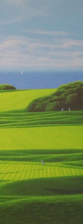 Gravures & estampes intitulée "Deep Green (5)" par Daniele Fissore, Œuvre d'art originale, Sérigraphie