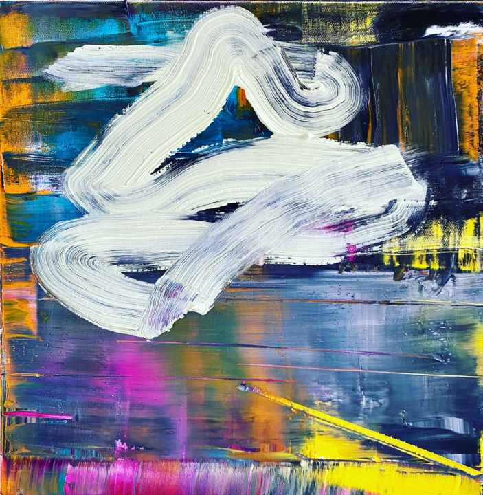 Schilderij getiteld "#22 oil on canvas 5…" door Daniele Mancuso, Origineel Kunstwerk, Olie