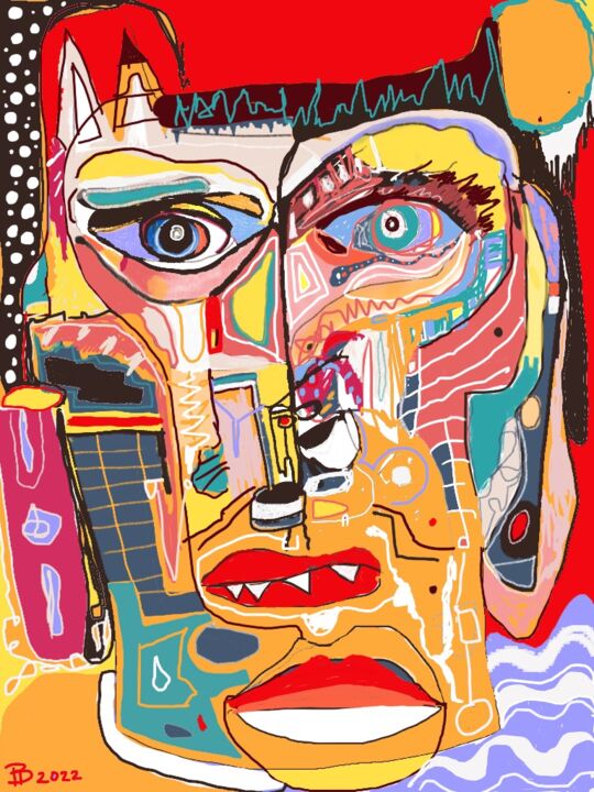 Arte digitale intitolato "Portrait" da Daniele Parodi, Opera d'arte originale, Pittura digitale