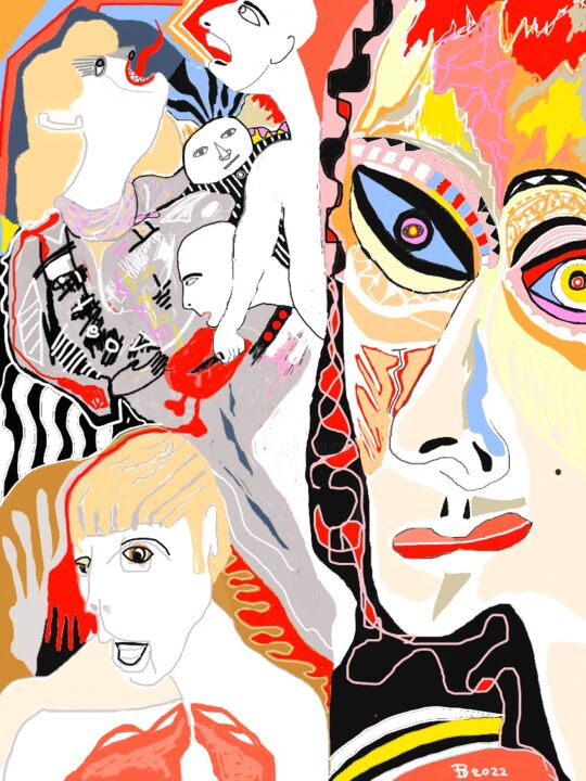 Arte digitale intitolato "Incubo" da Daniele Parodi, Opera d'arte originale, Pittura digitale