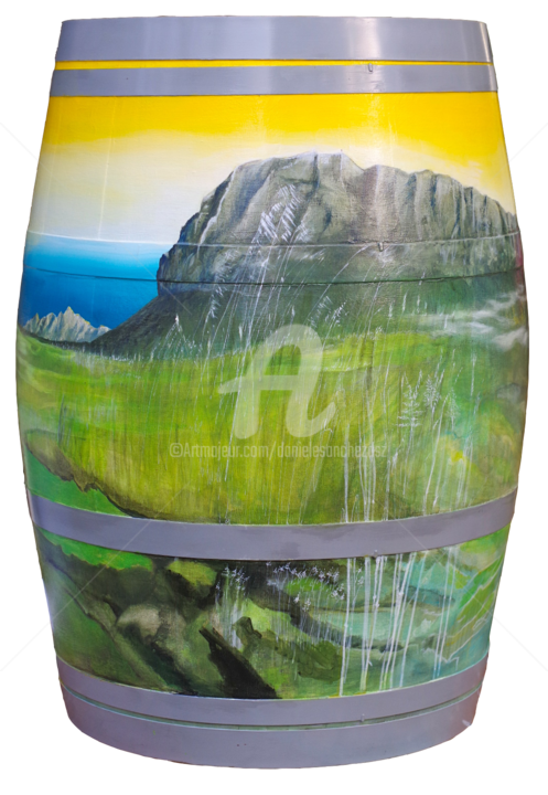 Pic St Loup Face Nord Peinture Par Daniele Sanchez Dsz