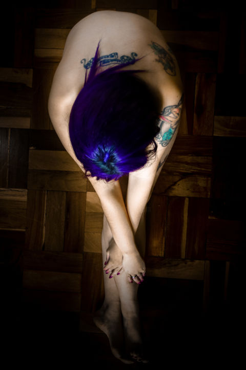 Photography titled "Purple" by Daniele Viana Da Silva, Original Artwork