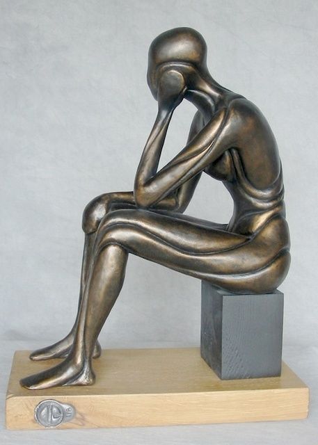 Sculpture titled ""BOUDEUSE"" by Daniel Giraud, Original Artwork