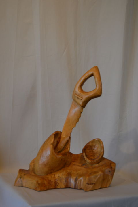 Sculpture titled "Naissance de la sci…" by Daniel Haran, Original Artwork