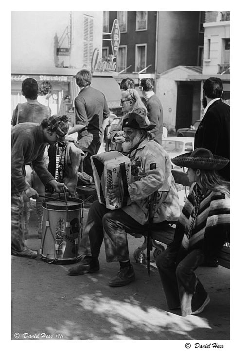 Photographie intitulée "Talus rue Belliard-…" par Daniel Hess, Œuvre d'art originale