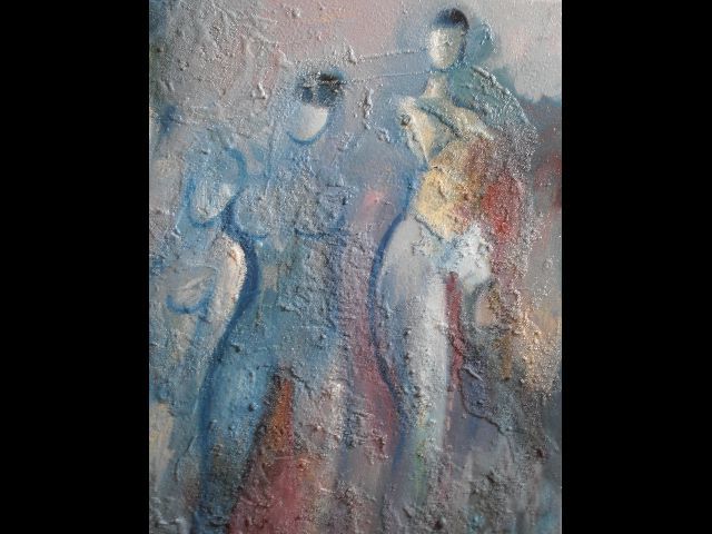 Pittura intitolato "femina 2" da Danielefort, Opera d'arte originale