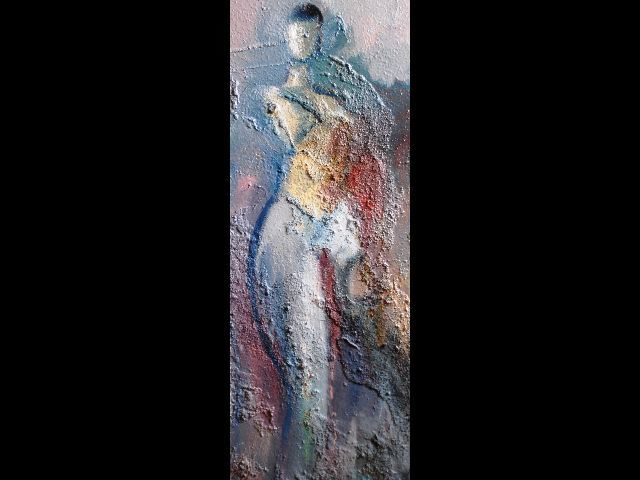 Pittura intitolato "détail femina" da Danielefort, Opera d'arte originale