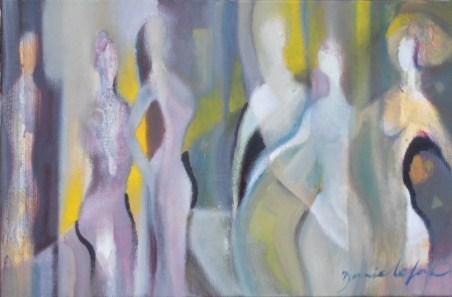 Pittura intitolato "femmes du monde 6/13" da Danielefort, Opera d'arte originale