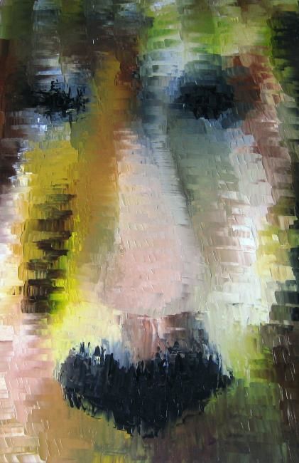 Peinture intitulée "Hante-moi" par Danielle Gauthier, Œuvre d'art originale,