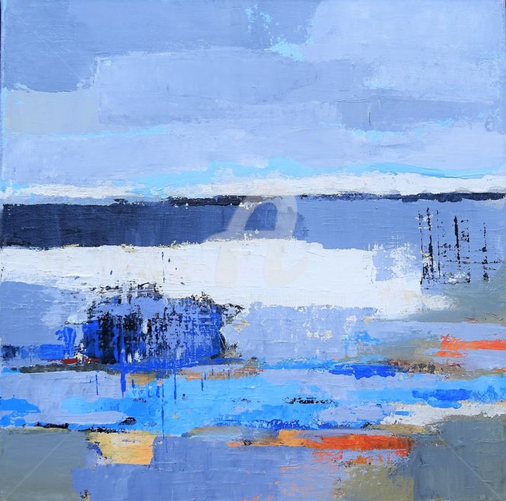 Peinture intitulée "avant-la-pluie.jpg" par Danielle Perucca, Œuvre d'art originale, Acrylique