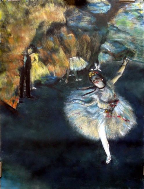 绘画 标题为“Copie de la Danseus…” 由Daniel Lutaud, 原创艺术品, 油