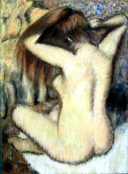 Peinture intitulée "Copie de la Femme n…" par Daniel Lutaud, Œuvre d'art originale, Huile