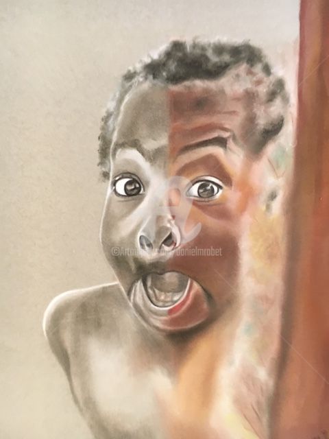 Drawing titled ""OH...Surprise!"" by Danygil, Original Artwork, Pencil