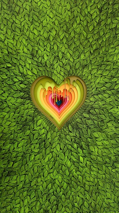 雕塑 标题为“MELTING HEART ESSEN…” 由Daniel Du Preez, 原创艺术品, 纸