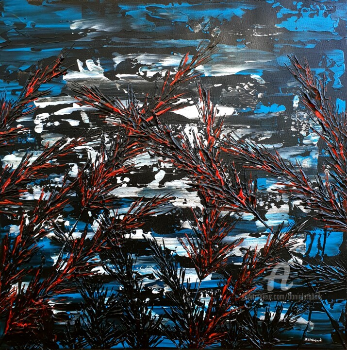 Peinture intitulée "Dreams In The Grass…" par Daniel Urbaník, Œuvre d'art originale, Acrylique