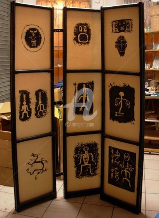 Design titled "Paravent  Chinois" by Danihua, Original Artwork, Furniture