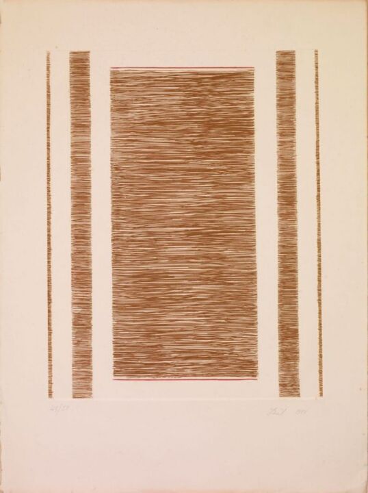 Σχέδιο με τίτλο "Untitled Engraving…" από Danil (Panagopoulos), Αυθεντικά έργα τέχνης, Μέταλλα