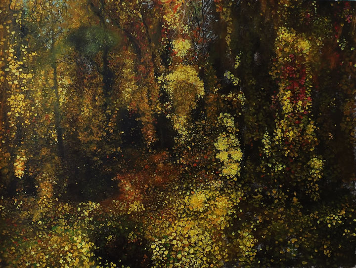 绘画 标题为“Autumn” 由Danil Shurykin, 原创艺术品, 丙烯