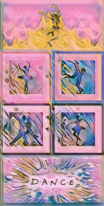Цифровое искусство под названием "Dance" - Danila, Подлинное произведение искусства, Цифровая живопись