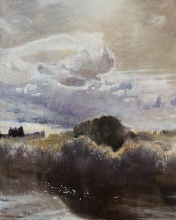 Peinture intitulée "Brightness" par Masha Danilovskaia, Œuvre d'art originale, Huile