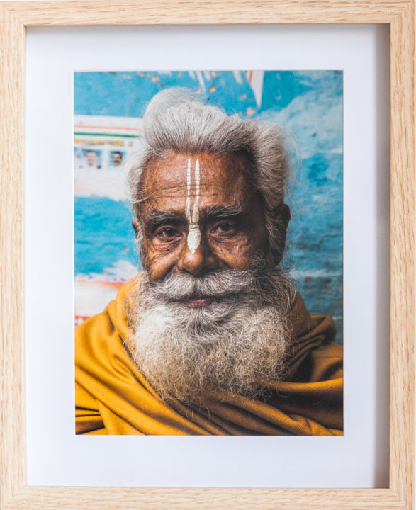 Fotografie mit dem Titel "VAISHNAVA SADHU - A…" von Danilo Floreani, Original-Kunstwerk, Digitale Fotografie